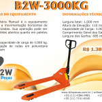 Transpaleteira B2W-3000KG